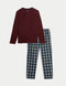 Brushed Cotton Checked Pyjama Set